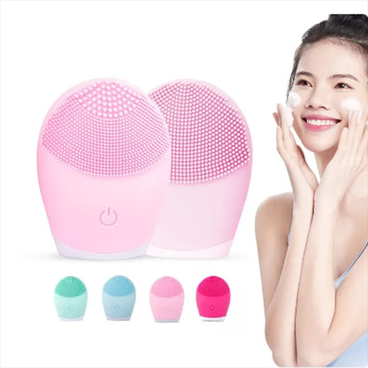 Luna SkinBrush™ | Strahlende Haut auf Knopfdruck ,Electric Silicone Facial Cleansing and Massaging Device for Pore Cleaning