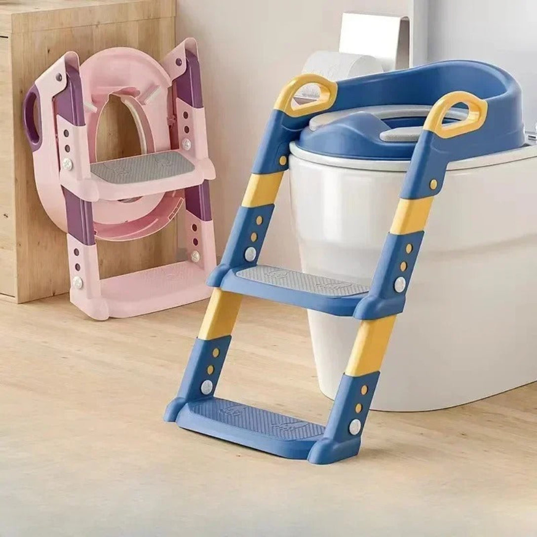 Children’s Training Toilet – Perfect for Boys and Girls, New Stepped Children's Toilet Foldable