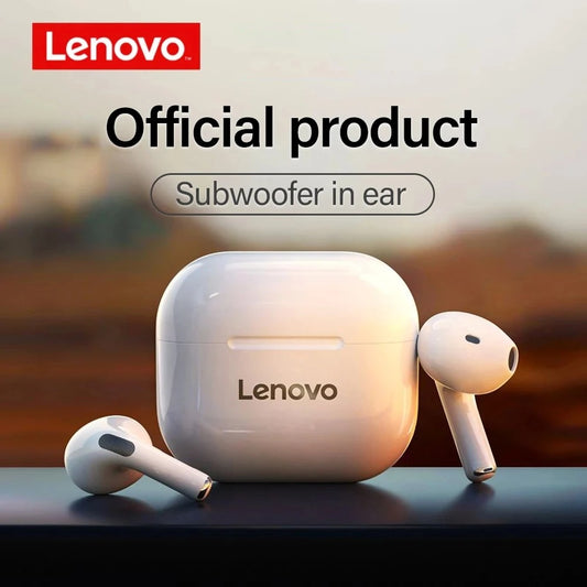 Lenovo LP40 TWS Bluetooth Earphones 5.0 - HIFI Sound, Touch Control, Long Battery Life