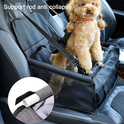 Dog Car Seat Cover Folding Hammock Pet Carriers Bag Basket Carrying for Cats Stable Foldable Travel Pet Dog Car Seat,dog car seat with seat belt