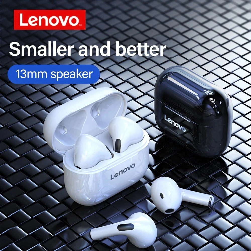 Lenovo LP40 TWS Bluetooth Earphones 5.0 - HIFI Sound, Touch Control, Long Battery Life