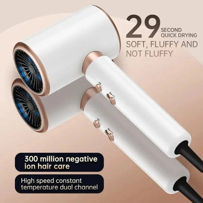 F37 Hair Dryer High-Speed Electric Turbine Airflow Low Noise Constant Temperature And Quick Drying Suitable For Home Salons