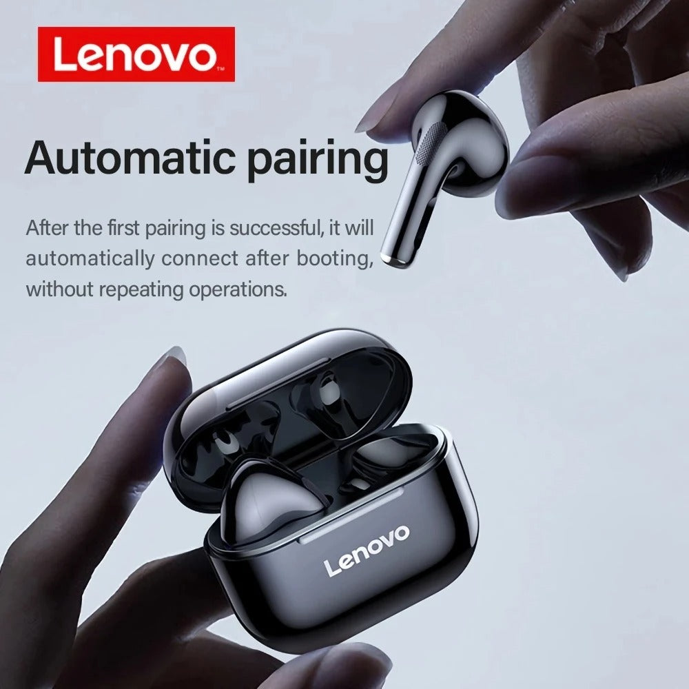 Lenovo LP40 TWS Bluetooth Earphones 5.0 - HIFI Sound, Touch Control, Long Battery Life