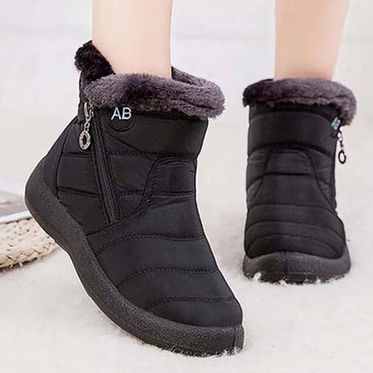 Snow Women Boots Comfortable Women's Boots Waterproof Women Shoes Zipper Shoes Woman Soft Fur Women's Winter Boots Botas Mujer