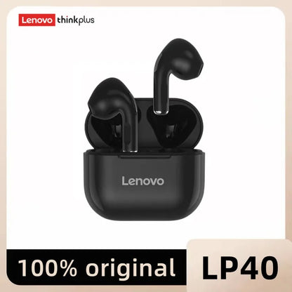 Lenovo LP40 TWS Bluetooth Earphones 5.0 - HIFI Sound, Touch Control, Long Battery Life